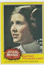 1977 Topps Star Wars PRINCESS LEIA Rookie Card #152 EX-NM Spirited Princess Leia picture