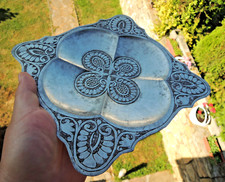 Wiener Werkstätte Tinned Copper Tray Art Nouveau c.1900 WW Stamp picture