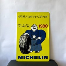 MICHELIN Japan Sign -Vintage Rare Sign-  Heavy Metal -  24
