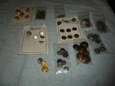 Large Lot Fancy Vintage Buttons on Cards picture