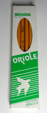 Full Dozen 12 Vintage Dixon ORIOLE School Supply  Pencils Soft #287  picture