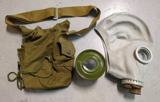 Vintage Soviet / Russian GP-5 Gas Mask w/ Filter & Bag Size 4u XL picture