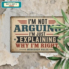 Humorous Quotes Metal Plaque Funny Sayings Tin Sign Home Wall Decor picture