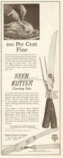1914 Keen Kutter Carving Set Knife Fork Simmons Hardware St Louis MO Vintage Ad picture