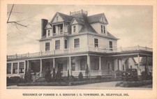 Selbyville Delaware Former Senator Townsend Residence Vintage Postcard AA116880 picture