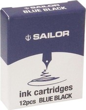 Sailor Jentle Ink Cartridges (Blue-Black) picture