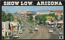 Postcard AZ: Main Street Scene, Show Low, Arizona picture