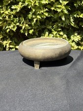 Mueck Cary Silverplate Dish with Glass Insert Vintage 6 Inch Footed picture
