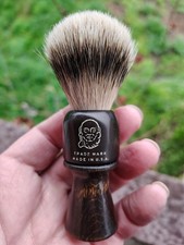 Restored Antique Ever Ready Shave Brush With A New 18mm Silver Tip Badger Knot picture