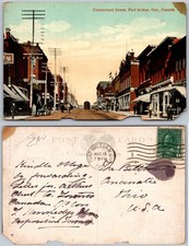 Cumberland Street Port Arthur Canada Postcard picture