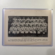 1944 Washington Senators Team Picture Rare Vintage Baseball Antique picture