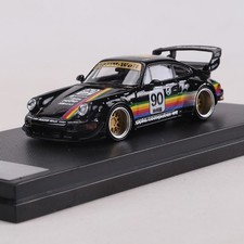 1:64 RWB 964 Widebody Black Diecast Rare Collection Diorama picture