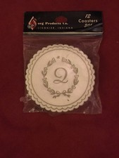 12 Vintage Sorg Products Co Coasters Ligonier Indiana Unopened Package NIB picture