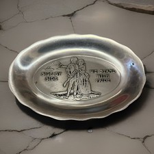 VTG Pewtarex Pennsylvania “Side By Side We Stand With Pride” Tray USA MCM picture