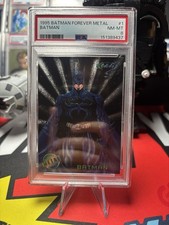 1995 Batman Forever Metal Batman  #1 PSA 8 Rare 📈🔥 picture