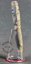 Handmade Exotic Extremely Rare Buckeye Burl Wood Rollerball Fountain Pen 1615a picture