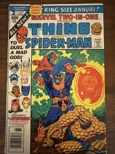 Marvel Two-in-One Annual #2 (1977) - Thanos & Warlock Key picture