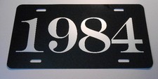 1984 Year Metal License Plate Fits Camaro Z/28 Mustang Dodge Corvette B4C T-Bird picture