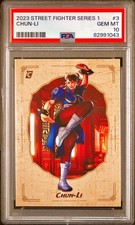 POP 3 PSA 10 Chun Li 2023 Cardsmiths Street Fighter II Series 1 Battle Pose RARE picture
