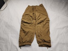 USMC EXTREME COLD WEATHER TROUSERS MAN'S SNOW PANTS BROWN SIZE MEDIUM-LONG IS... picture