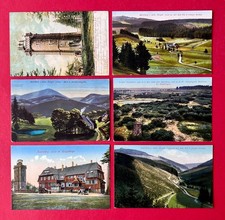 6 x Postcard Auersberg in the Erzgebirge 1905/32/33 Accommodation House and Tower (181418 picture