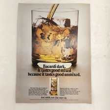 Vintage Bacardi Rum Original Magazine Ad 1979  picture