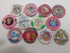 Lot of 12 Atlantic City Casino Chips picture