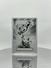 2019 Topps Garbage Pail Kids Series 2, Johnny in a Bottle Black Printing Plate picture