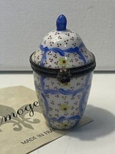 New Genuine Limoges  Box Floral Urn picture