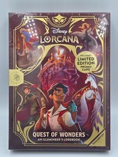 Disney Lorcana Quest Of Wonders Illumineers Lorebook with Pegasus Promo - SEALED picture