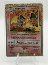 Pokemon 30th anniversary Gold Charizard 4/102 NM picture