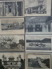 55 Vintage British India Ceylon RPPC Postcard Lot 1900s Kanpur Dancing Girls picture