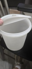 TUPPERWARE Giant 9 Qt Storage Canister Sheer Container With Lid picture