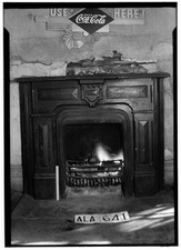 Montgomery Alabama Sayre-Troy House Mantel Parlor 1935 HABS Coca-Cola picture