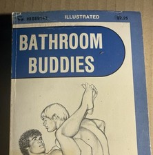 BATHROOM BUDDIES - 1975 SAMUEL WEST - SURREY HIS69  VTG PULP NOVEL GAY INTEREST picture