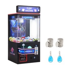 VEVOR Claw Crane Machine Medium Arcade Game with Light Sound Black Purple picture