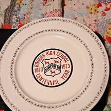 Balfour Rogers High School Newport RI Centennial 1873-1973 Commemorative Plate picture