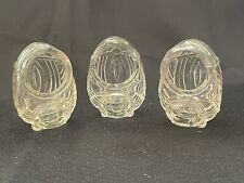 Vintage Clear Glass Deco Style Bird Cage Feeder Water Cup picture