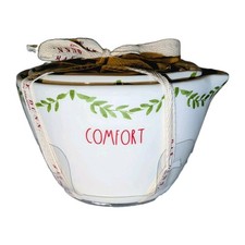 Rae Dunn Comfort Vines Xmas Measuring Cup Set x4 Cups Green Leaf Red Letters NEW picture