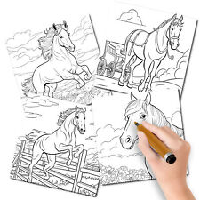 Color Your Own Horse Animal Pack, 4 PC picture