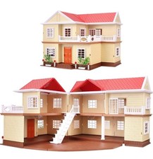 Family Cozy Cabin Doll House Playset Damaged Box  picture