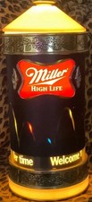VTG Miller High Life Bouncing Lights Bar Sign-Man Cave-Wall Mount-*READ* picture