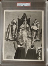 1953 Queen Elizabeth II Coronation Original Press Photo PSA Type I Photo 8x10 picture