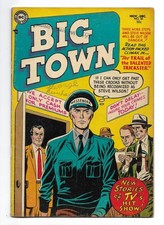 BIG TOWN #30 GD+ 2.5 DC COMICS 1954 picture