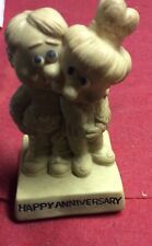 Vintage 1970  A.T.ing Happy Anniversary Figurine Made In U.S.A picture