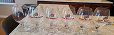 New Belgium Brewing Company Beer Tulip Glass .4 L Bicycle Logo Set of 6 New picture