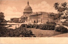 Antique Postcard US Capitol Building Washington DC Undivided Back Made Germany picture
