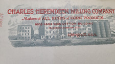 1915 Document, Charles Herendeen Milling Co. Chicago IL, Danville IL   Signed *6 picture