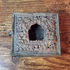 Antique Tibetan Buddhist Traveling Shrine Box picture