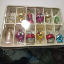 Vintage Glass Christmas Ornaments BEAUTIFUL ❤️❤️❤️ OLD LOT OF 220 Plus picture